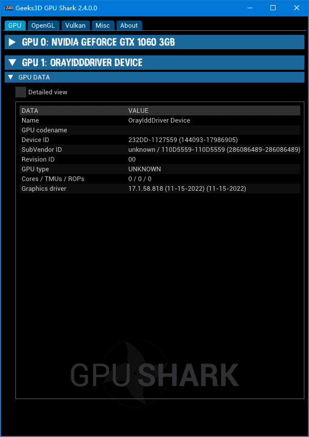 GPU Shark 显卡GPU监视工具 v2.7.0.0 绿色版-颜夕资源网-第16张图片 GPU Shark 显卡GPU监视工具 v2.7.0.0 绿色版-颜夕资源网-第16张图片