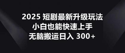 2025短剧最新升级玩法,小白也能快速上手,无脑搬运日入300+-颜夕资源网-第16张图片 2025短剧最新升级玩法,小白也能快速上手,无脑搬运日入300+-颜夕资源网-第16张图片