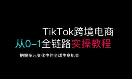 TikTok跨境电子商务从0-1全链路营销多方位实际操作实例教程,掌握多元化发展中全球买卖机遇-颜夕资源网-第16张图片 TikTok跨境电子商务从0-1全链路营销多方位实际操作实例教程,掌握多元化发展中全球买卖机遇-颜夕资源网-第16张图片