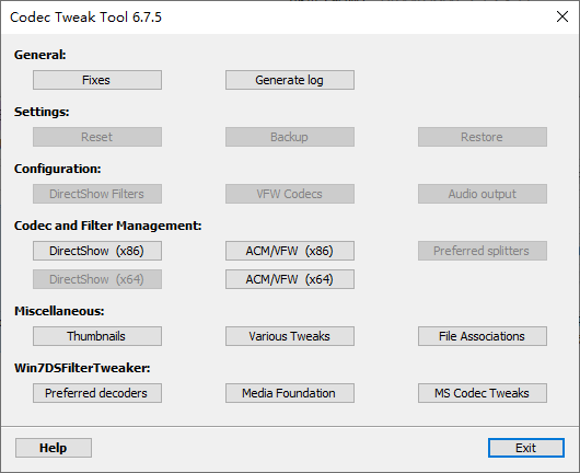 K-Lite Codec Tweak Tool(音频解码器优化) v6.7.5 绿色版-颜夕资源网-第16张图片 K-Lite Codec Tweak Tool(音频解码器优化) v6.7.5 绿色版-颜夕资源网-第16张图片
