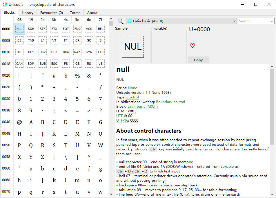 Unicodia(Unicode字符查询工具) v2.11.2 绿色版-颜夕资源网-第16张图片