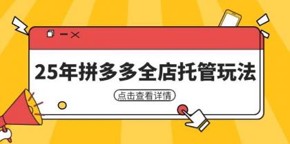 25年拼多多全店托管玩法,矩阵动销裂变玩法如何低风险盈利 新手运营秘籍-颜夕资源网-第15张图片 25年拼多多全店托管玩法,矩阵动销裂变玩法如何低风险盈利 新手运营秘籍-颜夕资源网-第15张图片