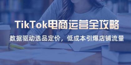 TikTok电商运营全攻略，数据驱动选品定价，低成本引爆店铺流量-颜夕资源网-第16张图片