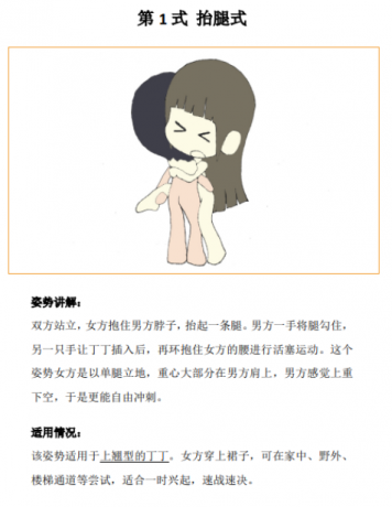 做爱姿势大全 动漫版 52式 科普书籍-颜夕资源网-第16张图片