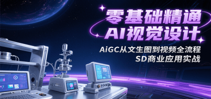 零基础精通AI视觉设计，AiGC从文生图到视频全流程，SD商业应用实战-颜夕资源网-第16张图片