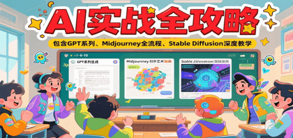 AI实战全攻略,包含GPT系列、Midjourney全流程、Stable Diffusion深度教学-颜夕资源网-第16张图片 AI实战全攻略,包含GPT系列、Midjourney全流程、Stable Diffusion深度教学-颜夕资源网-第16张图片