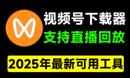 视频号下载器！支持直播回放下载，使用超简单，一键下载为MP4格式-颜夕资源网-第16张图片