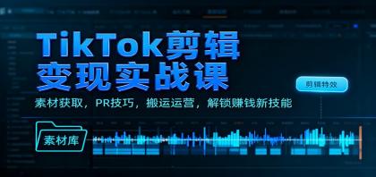 TikTok剪辑变现实战课:素材获取,PR技巧,搬运运营,解锁赚钱新技能-颜夕资源网-第16张图片 TikTok剪辑变现实战课:素材获取,PR技巧,搬运运营,解锁赚钱新技能-颜夕资源网-第16张图片