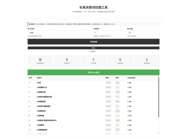 SEO关键词长尾词优化工具网页源码-颜夕资源网-第15张图片 SEO关键词长尾词优化工具网页源码-颜夕资源网-第15张图片
