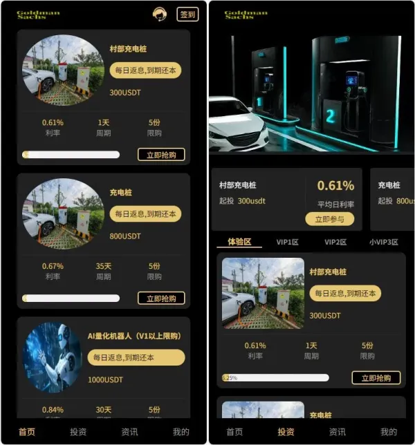 Fidelity充电桩投资理财系统源码-前端uniapp纯源码+后端PHP-颜夕资源网-第20张图片