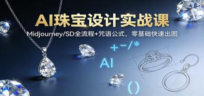 AI珠宝设计实战课:Midjourney/SD全流程+咒语公式,零基础快速出图-颜夕资源网-第16张图片 AI珠宝设计实战课:Midjourney/SD全流程+咒语公式,零基础快速出图-颜夕资源网-第16张图片