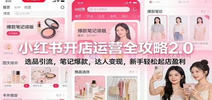 小红书开店运营全攻略2.0：选品引流，笔记爆款，达人变现，新手轻松起店盈利-颜夕资源网-第16张图片