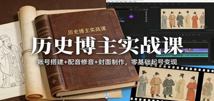 历史博主实战课:账号搭建+配音修音+封面制作,零基础起号变现-颜夕资源网-第16张图片 历史博主实战课:账号搭建+配音修音+封面制作,零基础起号变现-颜夕资源网-第16张图片