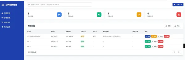 西数多功能租车系统源码分享