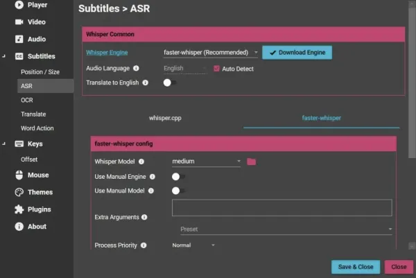 AI字幕生成播放器 LLPlayer 0.2.2-颜夕资源网-第17张图片 AI字幕生成播放器 LLPlayer 0.2.2-颜夕资源网-第17张图片