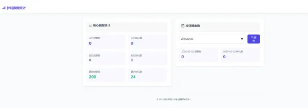 梦幻数据统计1.0版本，拉新推广可以后台指定数据的-颜夕资源网-第17张图片