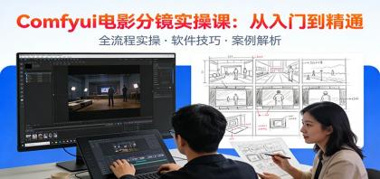 ComfyUI电影分镜实操课：分镜一致性，全流程AI视频制作，零基础也能做专业分镜-颜夕资源网-第16张图片